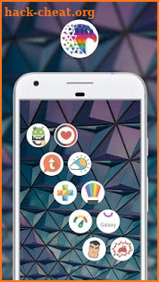 Pix Up - Round Icon Pack screenshot