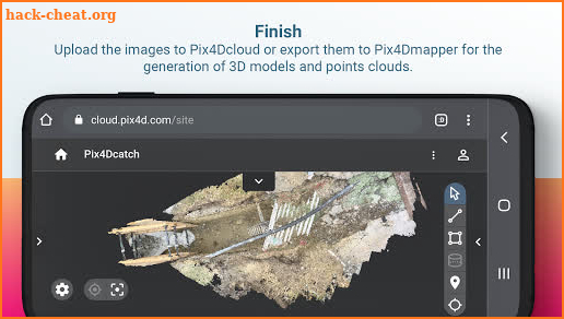 Pix4Dcatch: 3D scanner screenshot