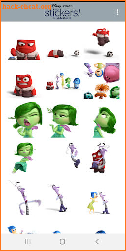 Pixar Stickers: Inside Out 2 screenshot