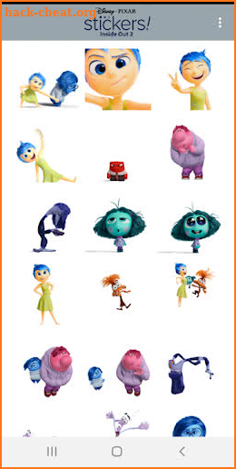 Pixar Stickers: Inside Out 2 screenshot