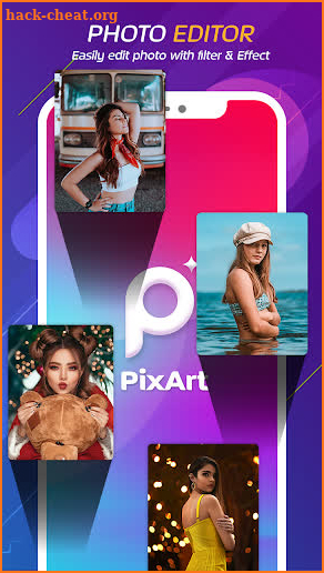 PixArt Photo Editor : Photo Collage, Neon Effects screenshot