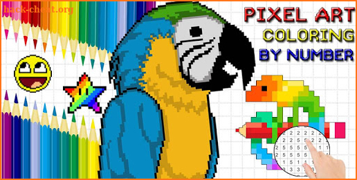 Pixel Art - Animals  poly coloring by number screenshot