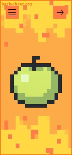 Pixel Art ASMR - pop to color fruits screenshot