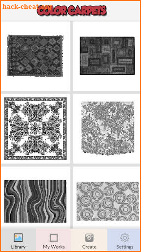 Pixel Art Carpets - Color By Number screenshot
