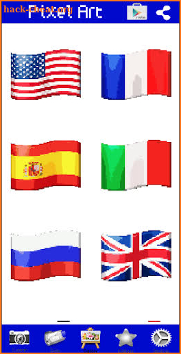 Pixel Art Flags Color By Number screenshot