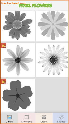 Pixel Art Flowers - Color By Number screenshot