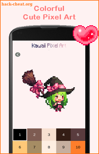 Pixel Art Kawaii - Cute Color By Number screenshot
