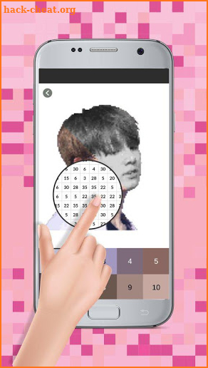 Pixel Art KPOP Pictures Coloring : Color by Number screenshot