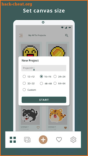 Pixel Art Maker - NFT Creator screenshot