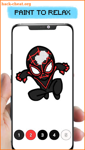 Pixel Art Number : Superheroes screenshot