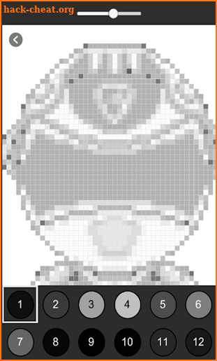 Pixel-Art Super Red Ranger screenshot