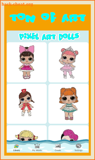 Pixel Art Surprise Dolls, LoL Color By Number screenshot