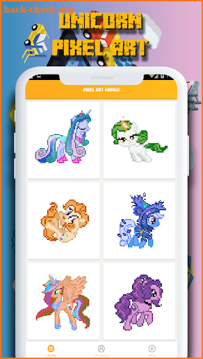 Pixel Art - Unicorn Coloring by Number screenshot