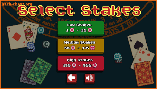 Pixel Blackjack screenshot