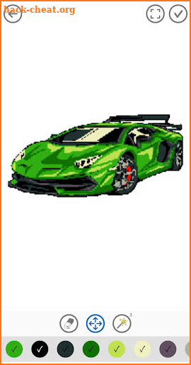 Pixel Car Color by Number screenshot