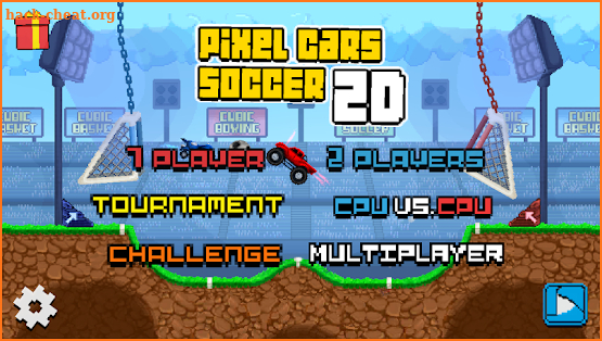 Pixel Cars. Soccer screenshot
