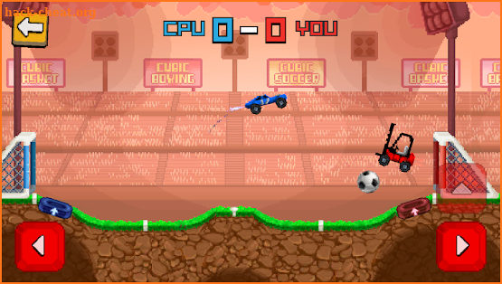 Pixel Cars. Soccer screenshot