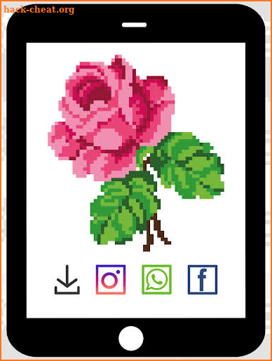 Pixel Color By Numbers: Flowers screenshot