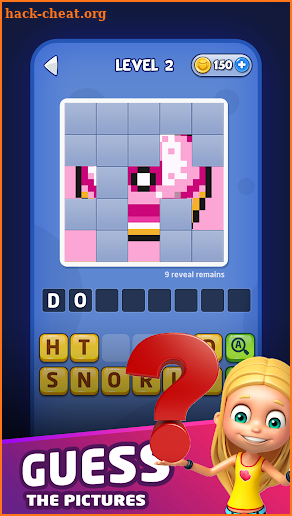 Pixel Color Picture Word Puzzle screenshot