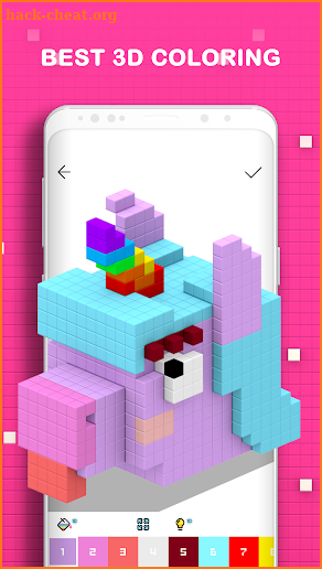 Pixel Coloring Book: Color by Number Art Games screenshot