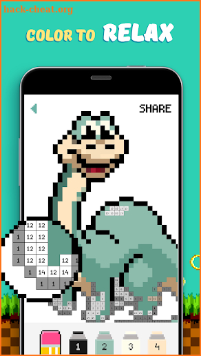 Pixel Coloring Book Game screenshot