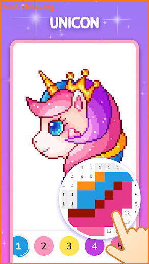 Pixel Coloring-Paint by number screenshot
