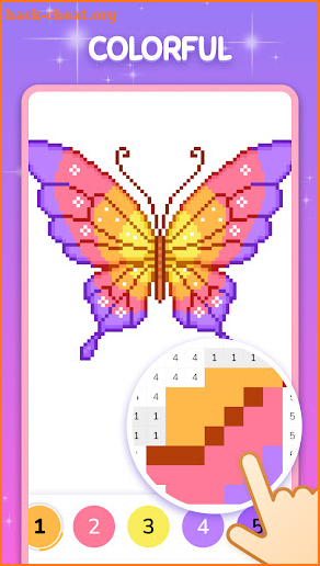 Pixel Coloring-Paint by number screenshot