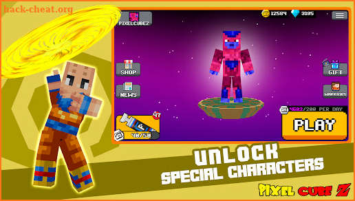 Pixel Cube Z Super Warriors screenshot