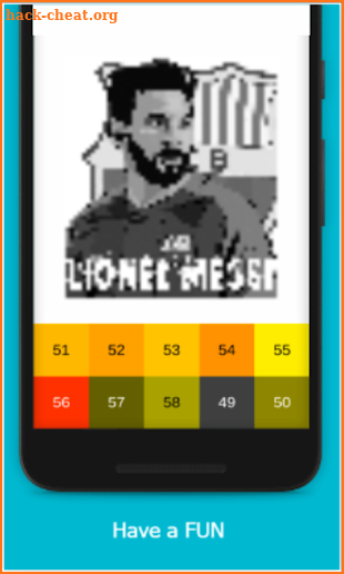 Pixel Dream League Footbal sandbox color by number screenshot