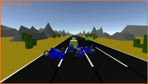 Pixel Driver - Fast paced infinite driving screenshot