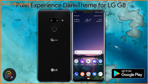 Pixel Experience Dark Theme For LG G8 screenshot