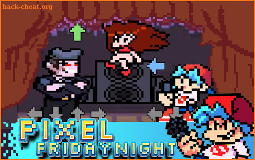 Pixel Friday Night Rhythm Music Game screenshot