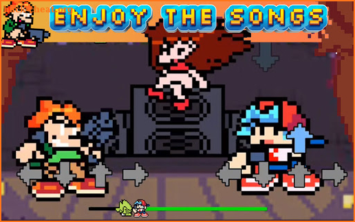 Pixel Friday Night Rhythm Music Game screenshot