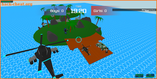 Pixel military vehicle battle screenshot