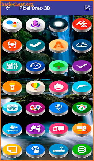 Pixel Oreo 3D - Icon Pack screenshot
