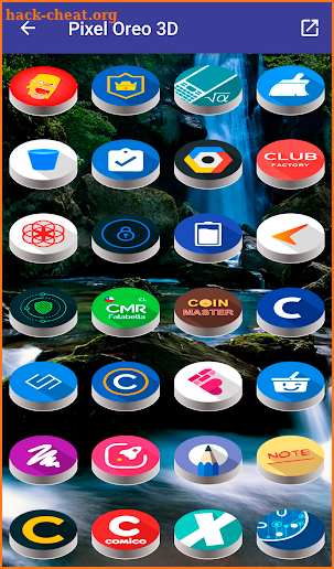 Pixel Oreo 3D - Icon Pack screenshot