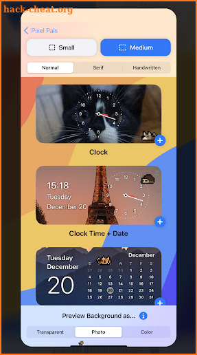 Pixel Pals Widget And Activity screenshot