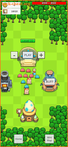 Pixel Pet teams: offline games screenshot