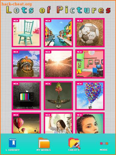Pixel picture Color By Number Sandbox Art screenshot