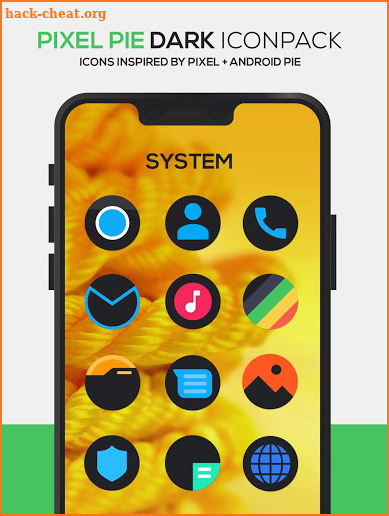 Pixel Pie DARK Icon Pack screenshot