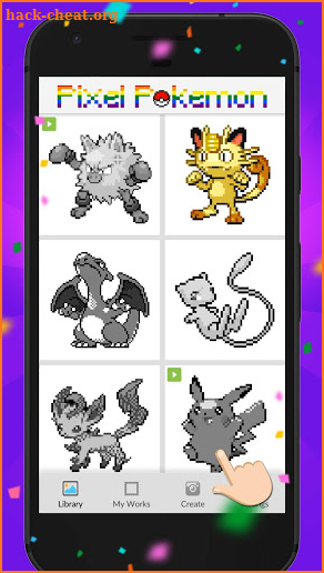 Pixel Pokemon - Color by Number screenshot