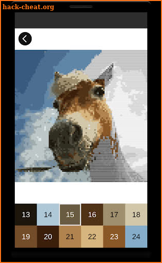 Pixel Pony Color By Number Horses screenshot