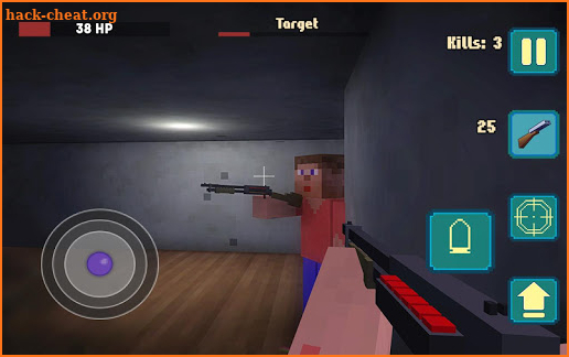 Pixel Shooter War On Island 3D screenshot