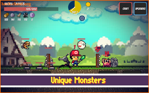 Pixel Survival Game screenshot