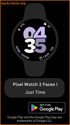 Pixel Watch 2 Face I screenshot