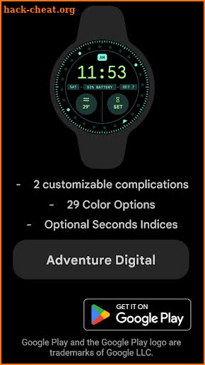 Pixel Watch 2 Face VI screenshot