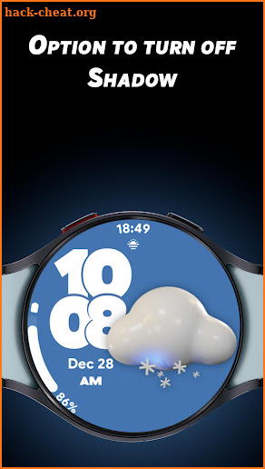 Pixel Weather 2 - Watch face screenshot