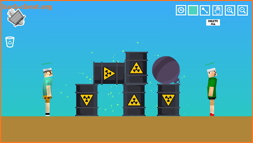 Pixel Wheels Playground screenshot