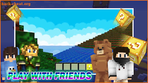 Pixel World,Lucky Block Race + Skins for Minecraft screenshot
