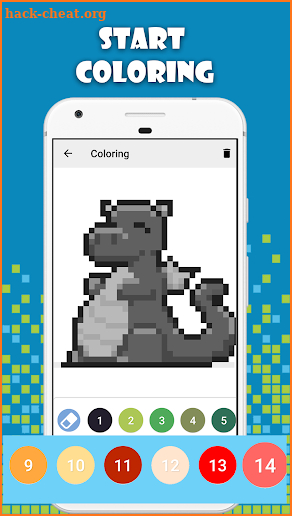 PixelBox - Sandbox Number Coloring screenshot